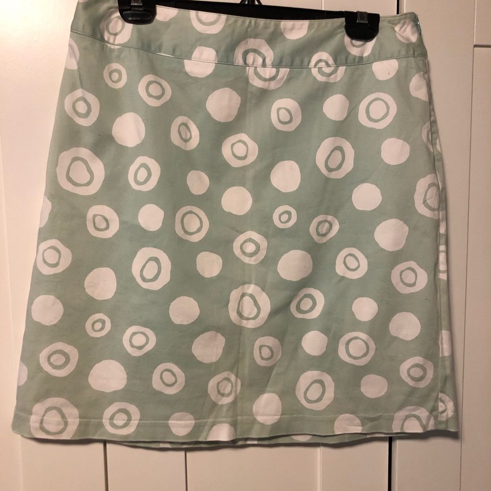Talbots Dot Pattern Skirt